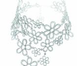 Collier fleurs collection red carpet 