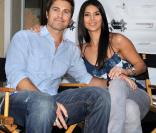 Roselyn Sanchez et son époux durant le lancement de 
