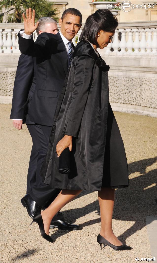 Barack et Michelle Obama rencontrent la Reine Elizabeth II et son mari, le Prince Philip, à Buckingham Palace