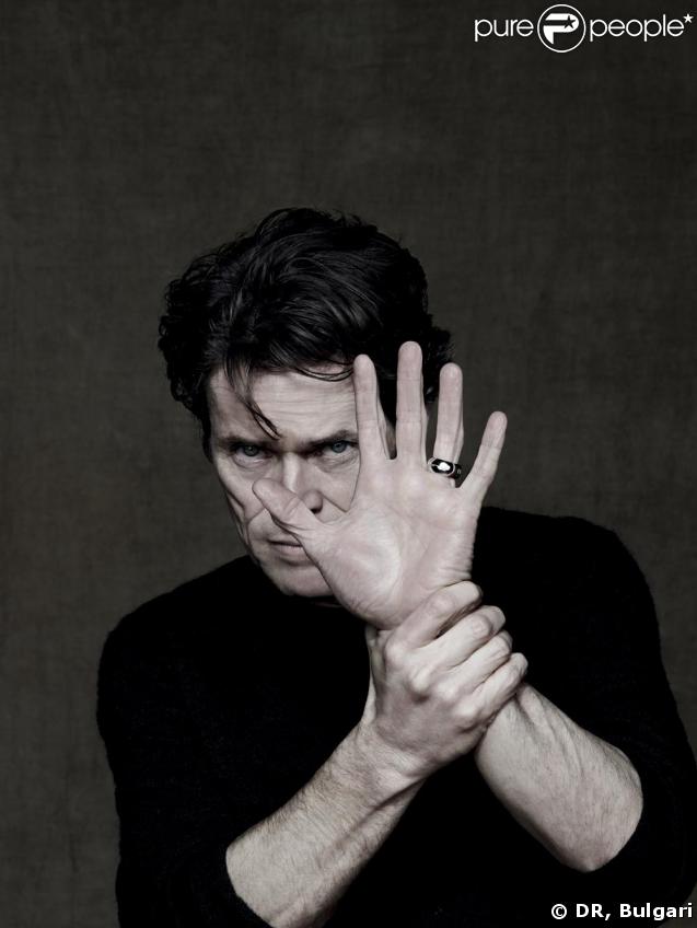 William Dafoe pour la campagne de charité de la maison Bulgari