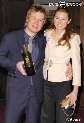 Jamie Oliver et sa femme Jools 
