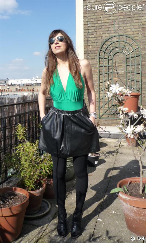 Marie, l'une des plus influentes modeuses sur la Toile en maillot Etam