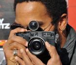 Lenny Kravitz lors de son passage à Paris