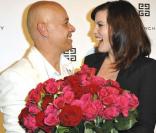 Liv Tyler et Nicolas Degennes à la soirée Givenchy pour fêter les 10 ans du directeur make up de la maison