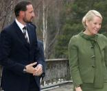 Mette-Marit et Haakon de Norvège à Bergtun
