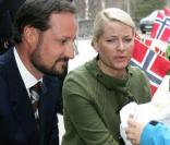 Mette-Marit et Haakon de Norvège à Bergtun
