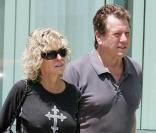 Farah Fawcett et son compagnon Ryan O'Neal en juillet 2007 
