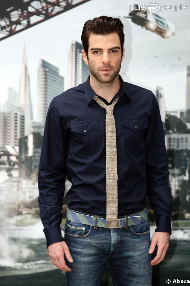 Zachary Quinto pour la promo de Star Trek à Madrid (Espagne)