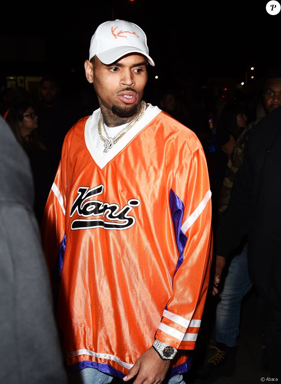 Chris Brown Ã  Los Angeles le 22 mai 2018