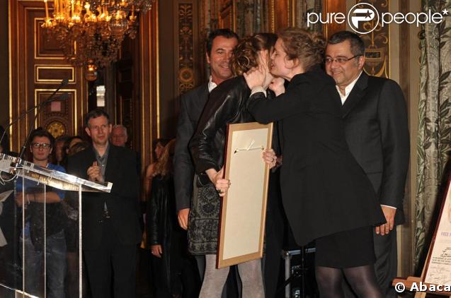 Déborah François lors de la remise du Prix Romy Schneider