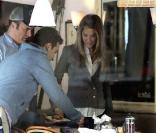 Jennifer Aniston sur le tournage de The Baster à New York le 20 avril 2009