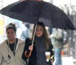 Jennifer Aniston sur le tournage de The Baster à New York le 20 avril 2009