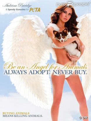 Audrina Patridge pour la PeTA