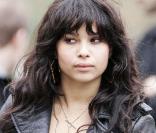 Zoe Kravitz sur le tournage de  Twelve . 21/04/09