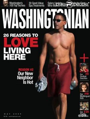 Barack Obama en couverture de Washingtonian