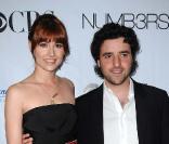 Soirée à l'occasion du 100ème épisode de Numb3rs à Los Angeles le 21 avril 2009 :  Vanessa Britting and David Krumholtz 