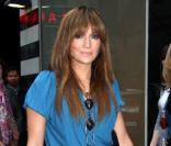 J-Lo, sublime dans sa petite robe turquoise, le 22 avril 2009 à New York ! 