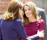 Carla Bruni et Letizia d'Espagne, au Palais Zarzuela de Madrid, le 27 avril 2009 !