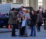 Noah Wyle et sa famille en vacances à Florence, le 23/04/09