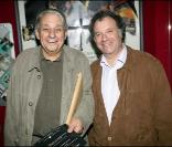 Henri Guibet et Daniel Russo - Le dîner chez Castel qui a suivi la projection en avant-première de la 2e saison de Myster Mocky présente, le 27 avril 2009