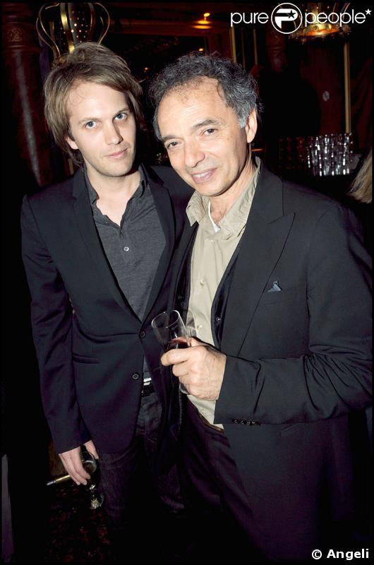 Florian Zeller - Le dîner chez Castel qui a suivi la projection en avant-première de la 2e saison de Myster Mocky présente, le 27 avril 2009