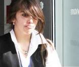 Lourdes avec son père Carlos lors d'une séance shopping à New York