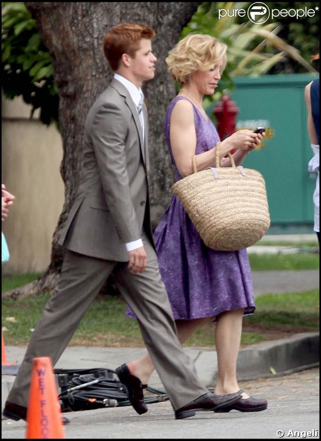 Felicity Huffman, lors du tournage de 