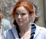 Marcia Cross, lors du tournage de 