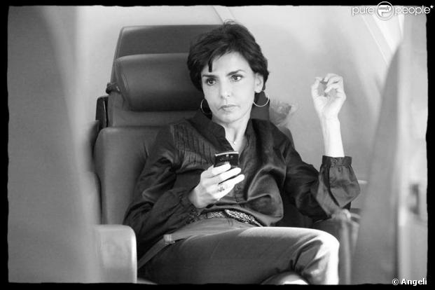 Rachida Dati inquiète pour sa fille au téléphone dans l'avion