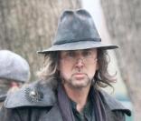 Nicolas Cage sur le tournage de The Sorcerer's Apprentice à New York