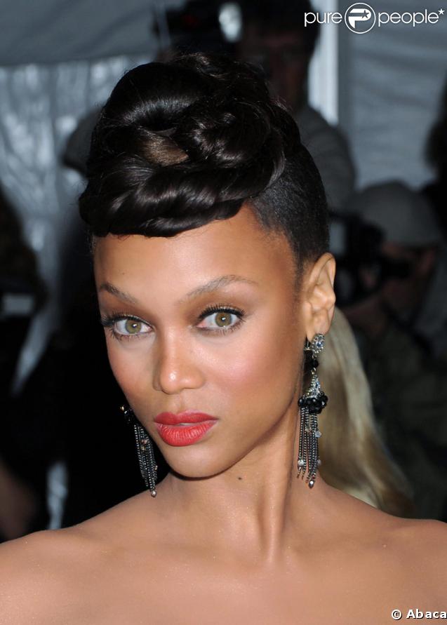 Tyra Banks lors de la soirée du Costume Institute au Metropolitan Museum of Art à New York, le 4 mai 2009