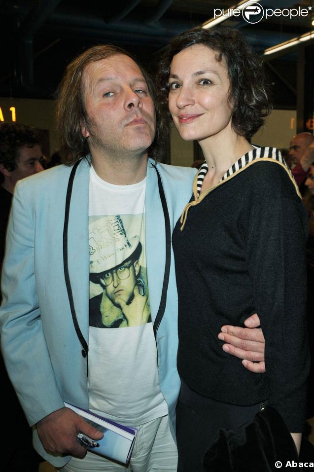 Jeanne Balibar et son compagnon Philippe Katerine, en avril 2009