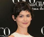 Audrey Tautou lors de la première à Rome du film Coco avant Chanel le 6 mai 2009
