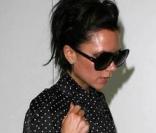 Victoria Beckham à son arrivée à Londres ce matin