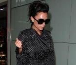 Victoria Beckham à son arrivée à Londres ce matin