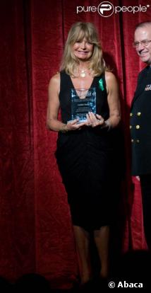 Goldie Hawn a reçu un prix d'honneur pour son implication dans le bien-être mental des enants