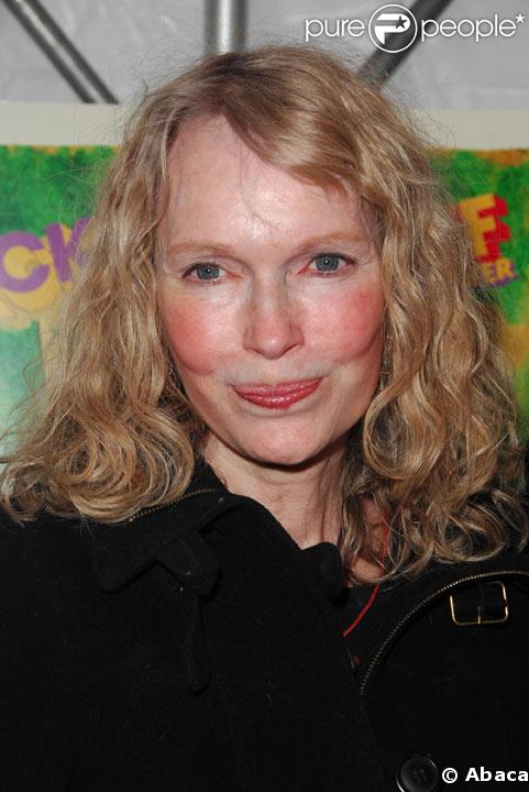 Mia Farrow au festival de Trébica en février 2008   
