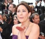 Delphine de Turckheim et le créateur Christophe Guillarmé