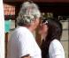Flavio Briatore et sa femme Elisabetta Gregoraci : un baiser volé !  