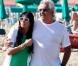 Flavio Briatore et sa femme Elisabetta Gregoraci profitent du soleil à Forte dei Marmi. Mai 2009