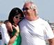 Flavio Briatore et sa femme Elisabetta Gregoraci, complètement mordus... sur une plage ensoleillée !