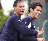  Yoann Gourcuff et Marouane Chamakh à l'entraînement au château du Haillan 