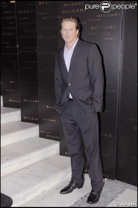 Jason Lewis à la soirée Bulgari hier soir à Rome