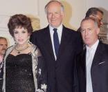 Gina Lollobrigida à la soirée Bulgari hier soir à Rome