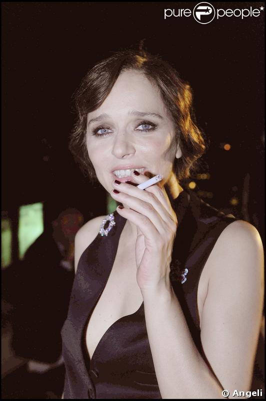 Valeria Golino à la soirée Bulgari hier soir à Rome