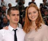 Andrew Garfield et Lily Cole lors du photocall de L'Imaginarium du Docteur Parnassus le 22 mai 2009 dans le cadre du Festival de Cannes