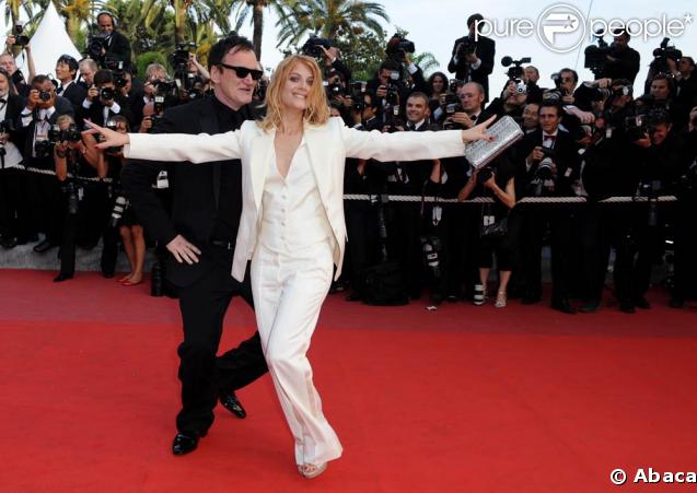 Mélanie Laurent et Quentin Tarantino au festival de Cannes 2009