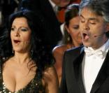 Andrea Bocelli et Angela Gheorghiu au Colisée de Rome lundi soir pour une prestation unique !