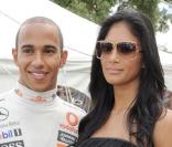 Nicole Scherzinger et Lewis Hamilton 