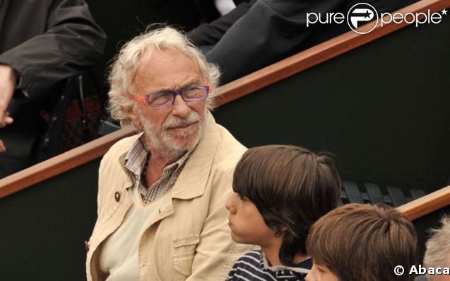 Pierre Richard lors du tournoi de Roland Garros le 27 mai 2009